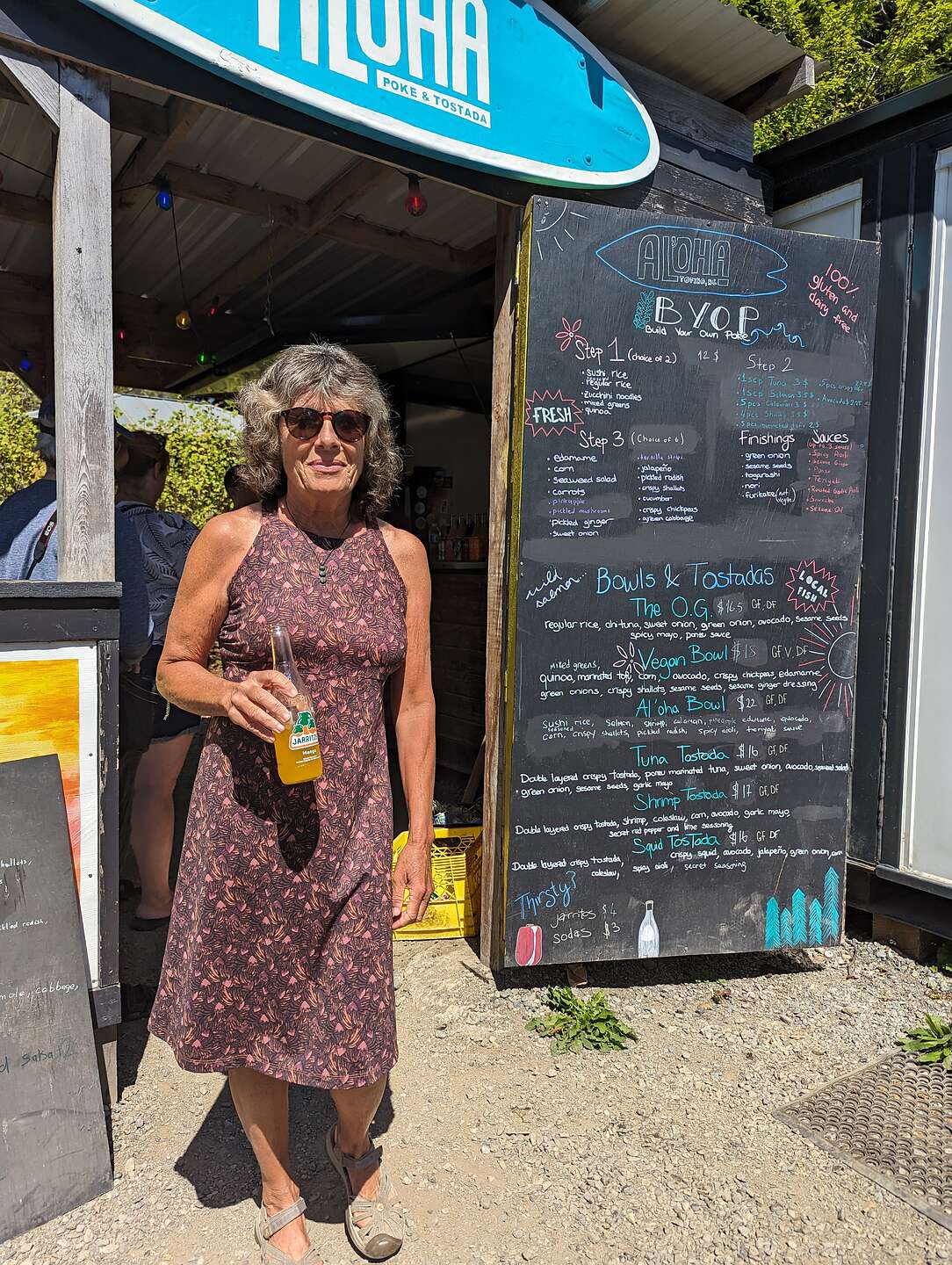 Lunch out in Tofino